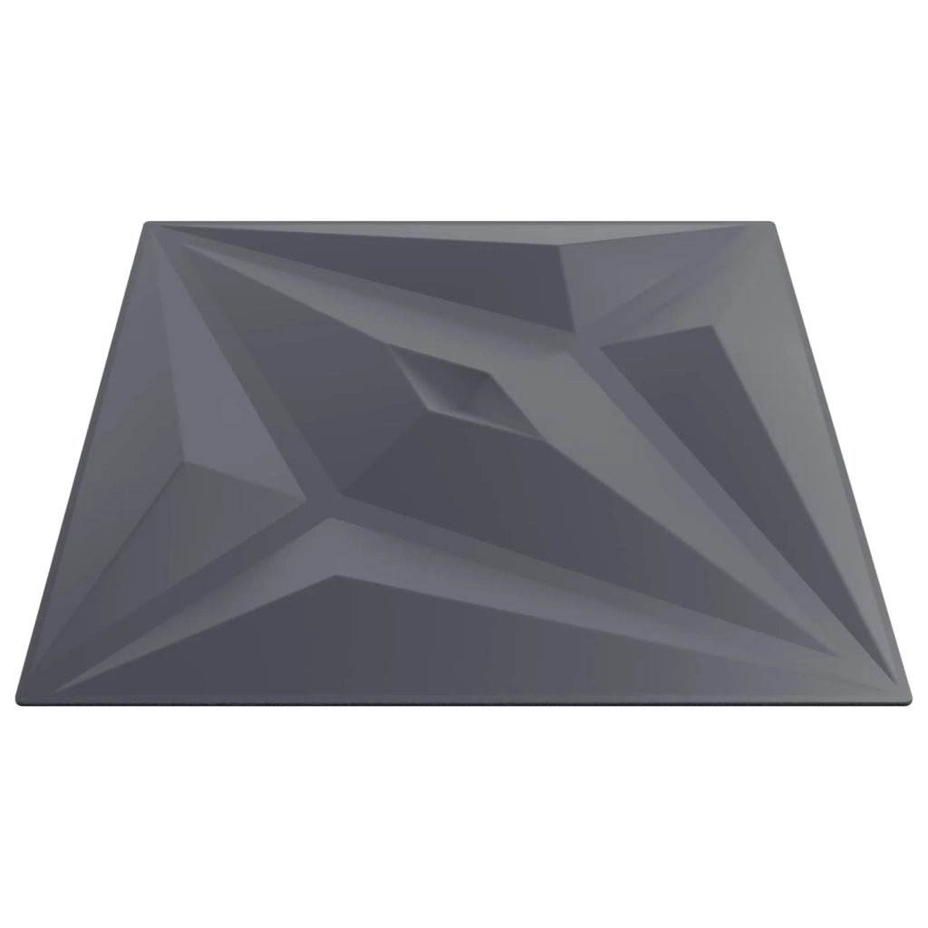 Pannelli da parete 24 pz 50 x 50 cm Grigio Stella Schiuma XPS 42046073
