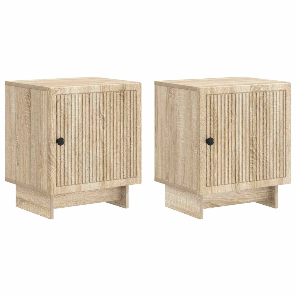 Armadio da Notte 2 pcs Rovere Sonoma 43 x 34,5 x 50 cm 893880