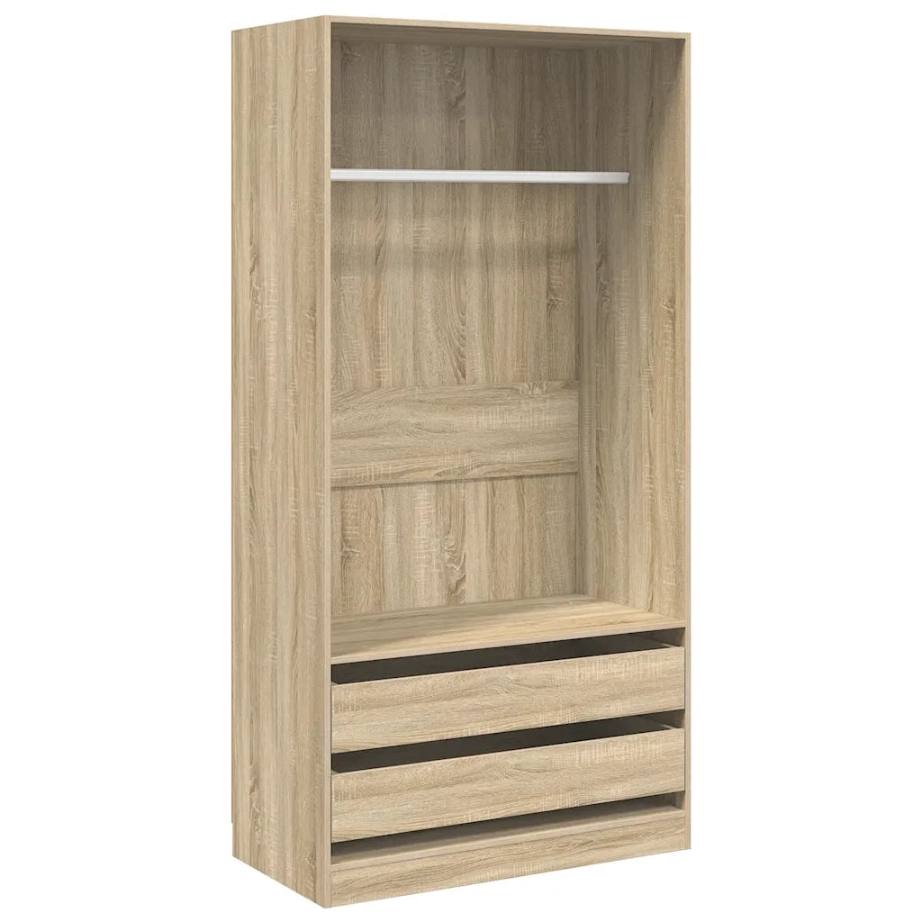 Armadio Rovere Sonoma 100x50x200 cm in Legno Multistrato CFW4888278