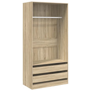 Armadio Rovere Sonoma 100x50x200 cm in Legno Multistrato CFW4888278