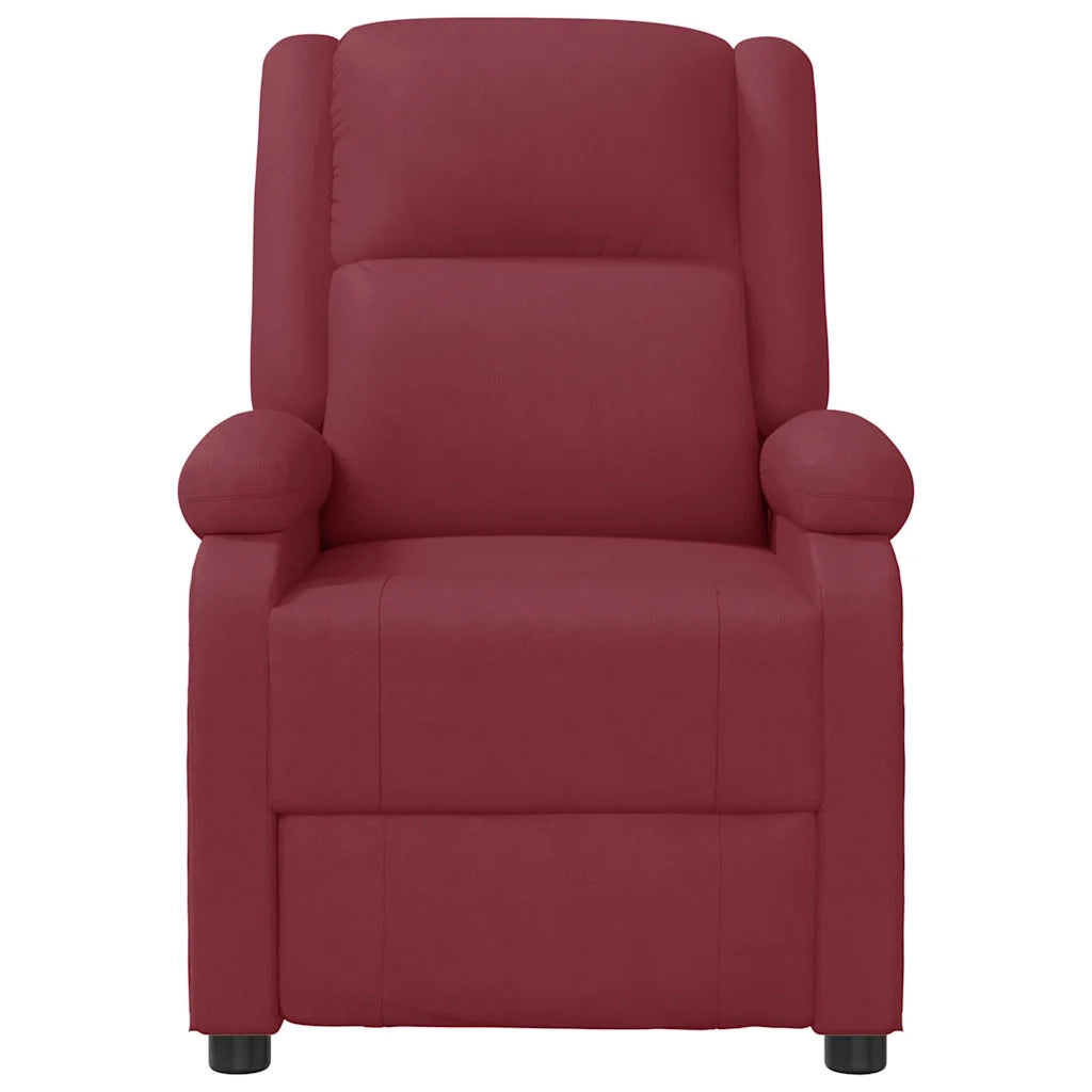Divano Sedia-Poltrona Massaggiante Rosso Vino in Similpelle 960393