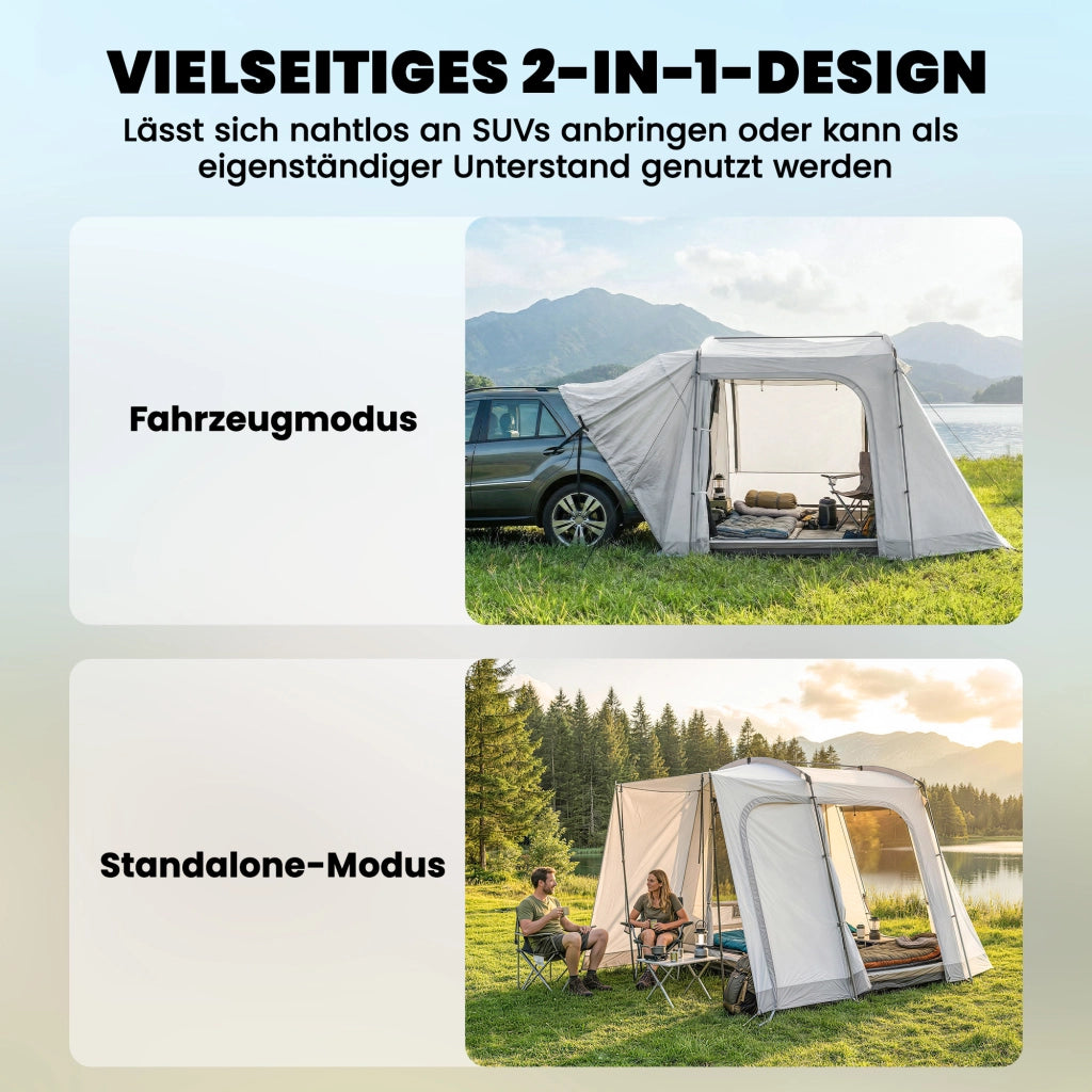 Tenda da campeggio 2 in 1 per auto 4 porte ¨C Minimal ¨C 320x280x205 cm