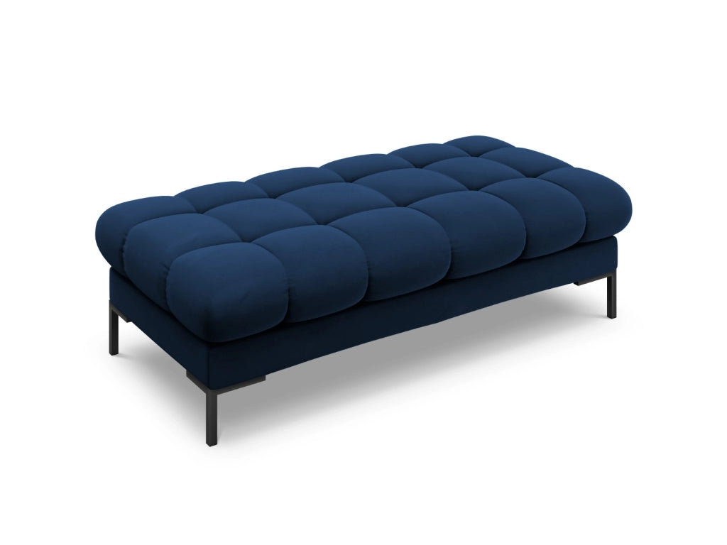 Cosmopolitan Design - Panca "Bali" 2 posti in velluto blu reale 