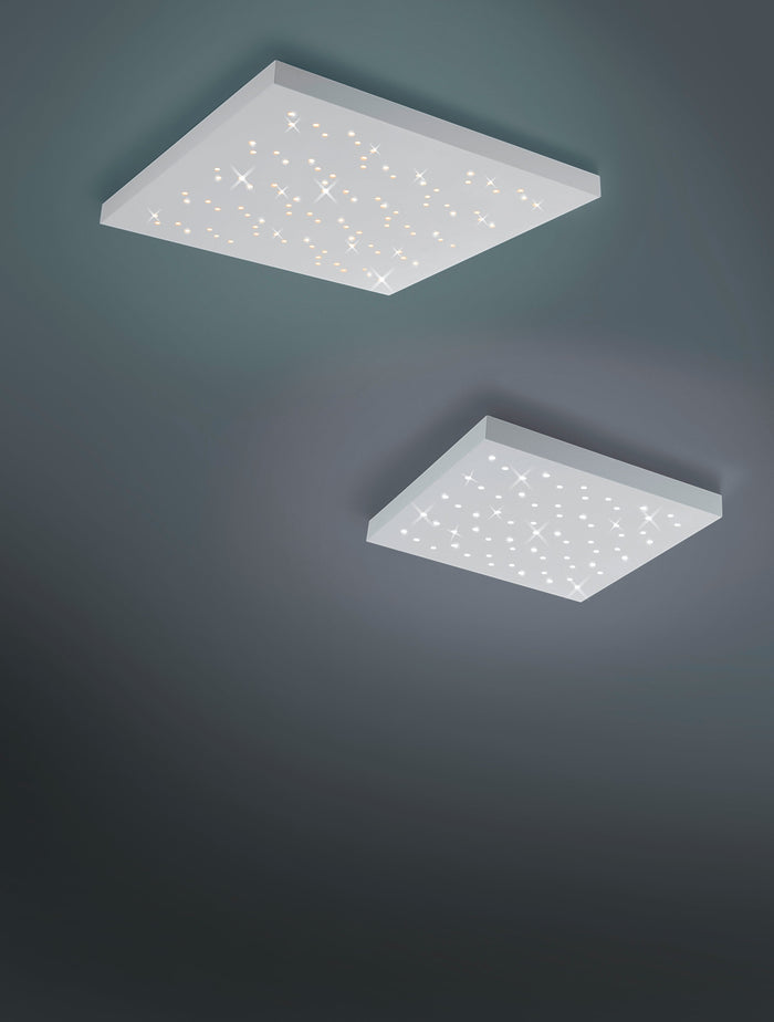 Plafoniera da Interno a LED in Metallo Bianco Opaco