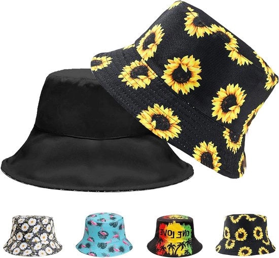 Cappello da sole per donne e uomini, portatile, retro cappello da pesca, pieghevole, cappello da bush per campeggio, escursioni, vacanze - nero