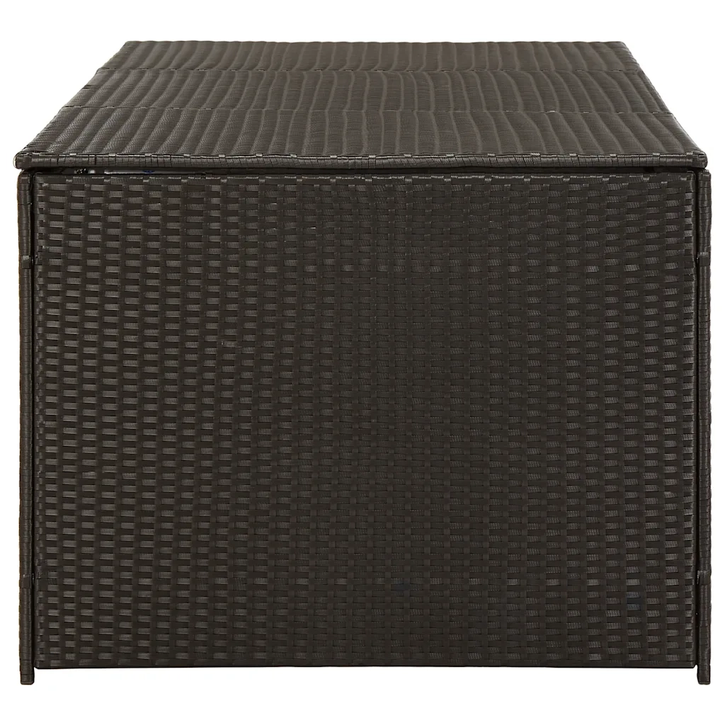 Baule da Giardino in Polyrattan 180x90x70 cm Marrone CFW2854149