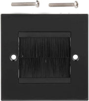 Copertura per porta di rete con pennello per prevenzione della polvere.