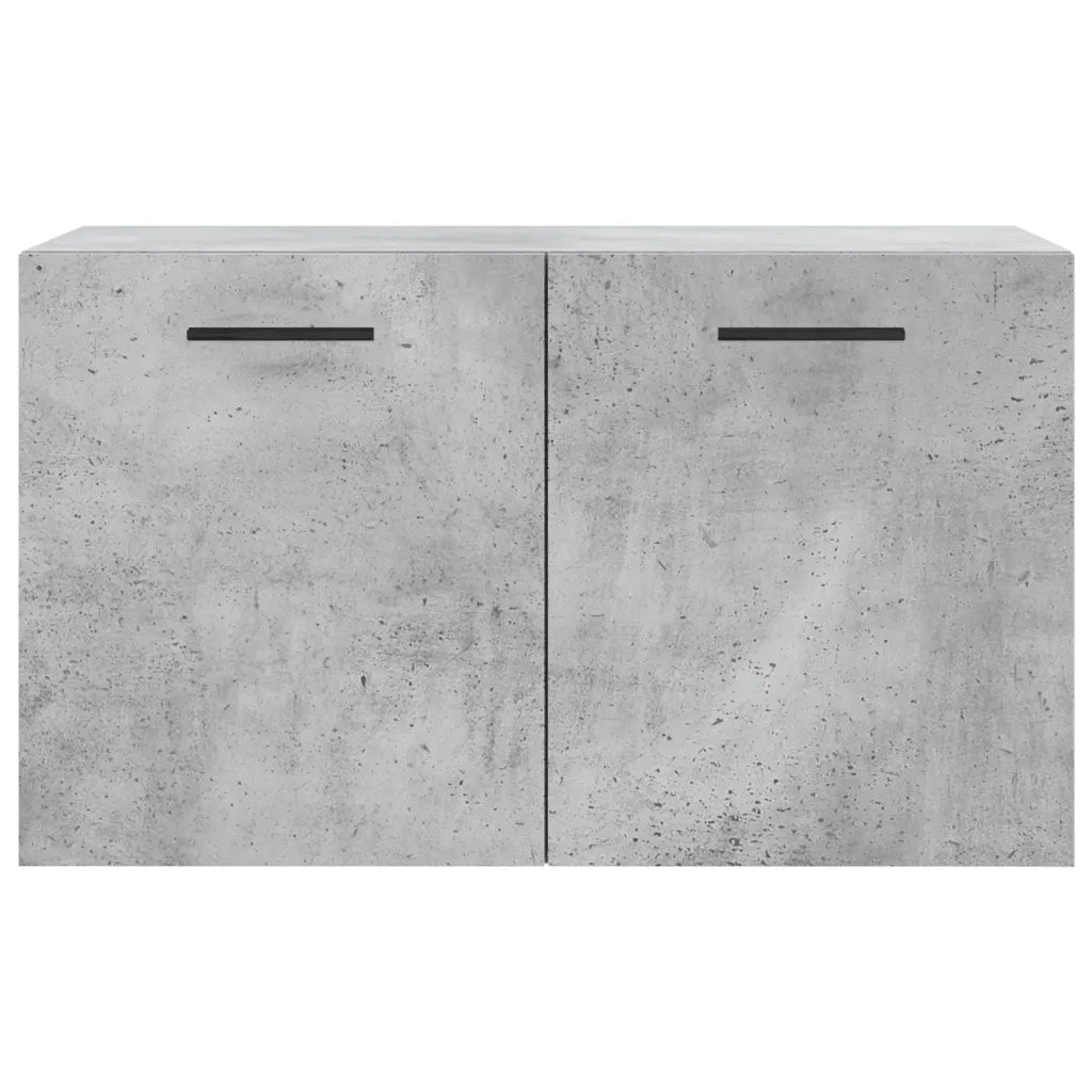 Armadietto a Muro | Mobile a Parete Grigio Cemento 60x36,5x35 cm Legno Multistrato