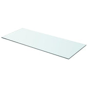 2 pz Mensole | Ripiano | Scaffale in Vetro Trasparente 70x30 cm