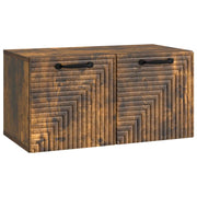 Mobile Porta TV da Muro Rovere Fumo 59,5 x 31 x 30 cm
