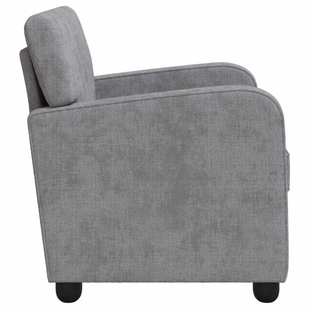 Poltrona Grigio Chiaro Chenille 42043443