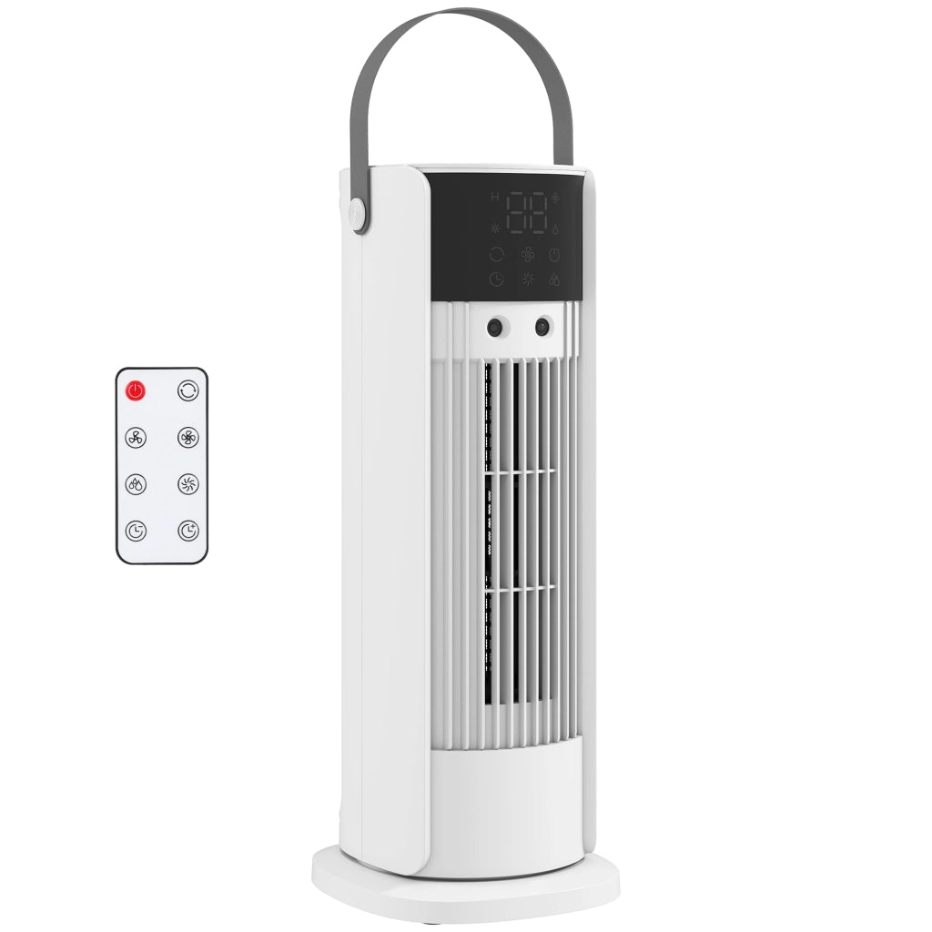 Ventilatore da Tavolo 40 cm con Nebulizzatore ¨C zephmum ¨C Grigio