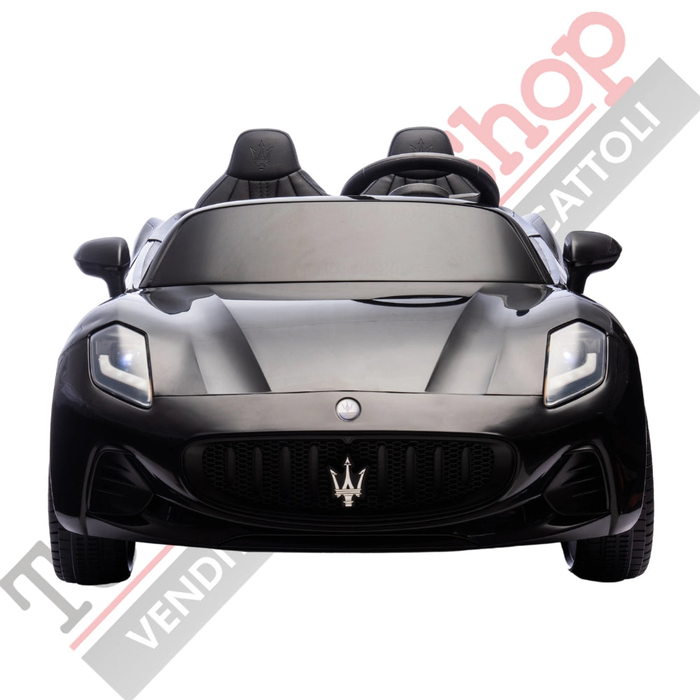 Auto Elettrica Per Bambini Maserati Folgore 12V-Nero