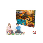 Trade Shop - Playset Costruzioni Militari 160pz Da Assemblare Personaggi Elicottero Con Armi -