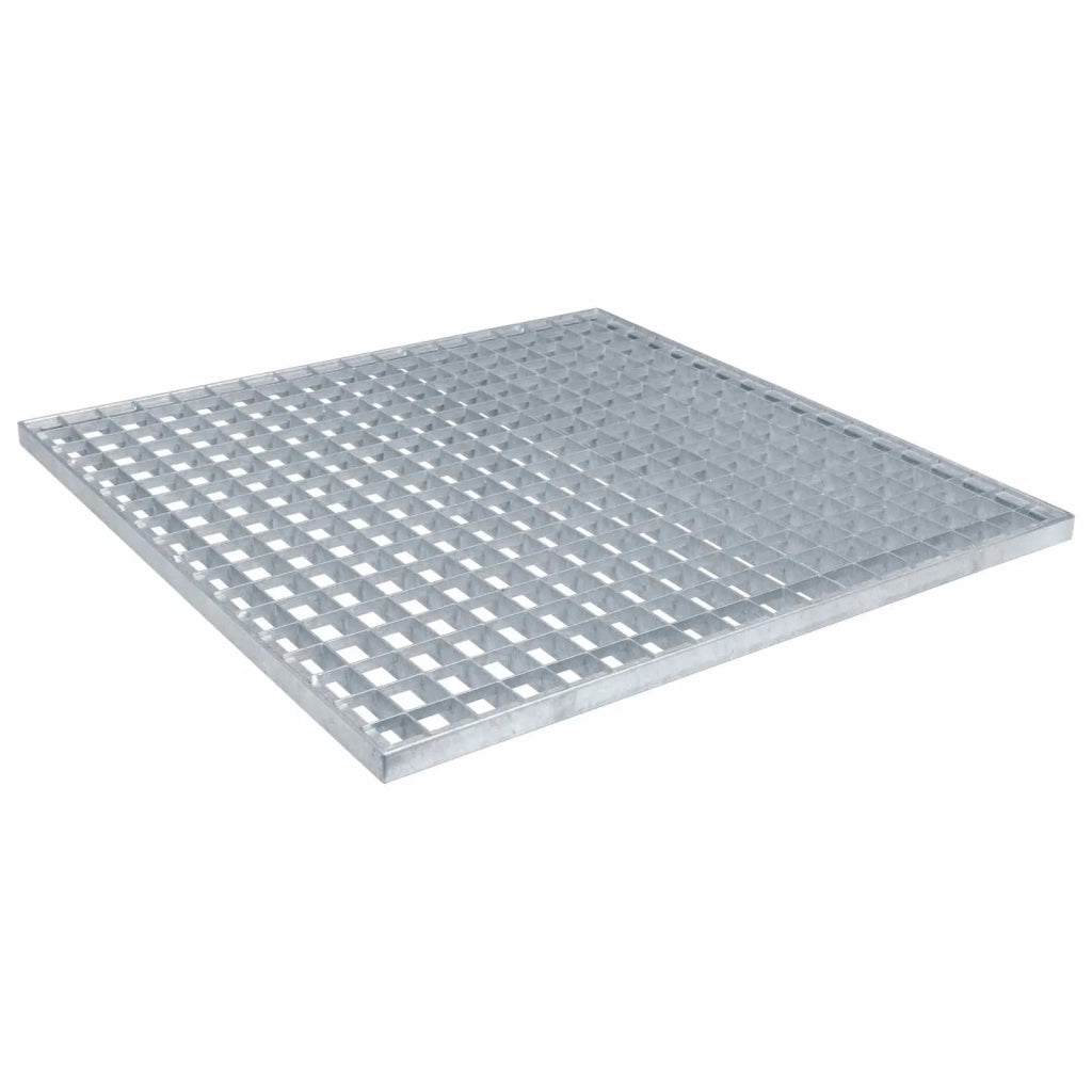 Grata Argento 60 x 60 x 2 cm Acciaio Zincato a Caldo 42018658