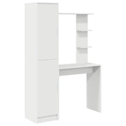 Scrivania | Tavolo da Ufficio 2 pz Bianco