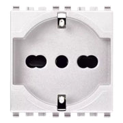 Vimar serie eikon presa 2p+t 16a 250v standard italiano universale sicury *** colore bianco, confezione 1