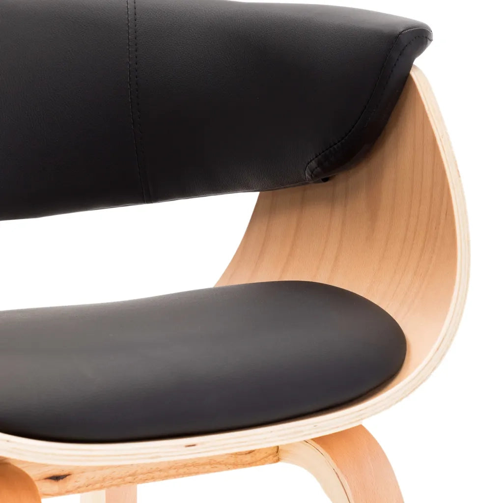 Sedie da Pranzo 6 pz Crema in Legno Piegato e Similpelle 278735