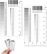 Misuratore multifunzionale - Regolo per esperti - Moderno - Ruler di confronto - Ideale per valutazione immobiliare - Nero