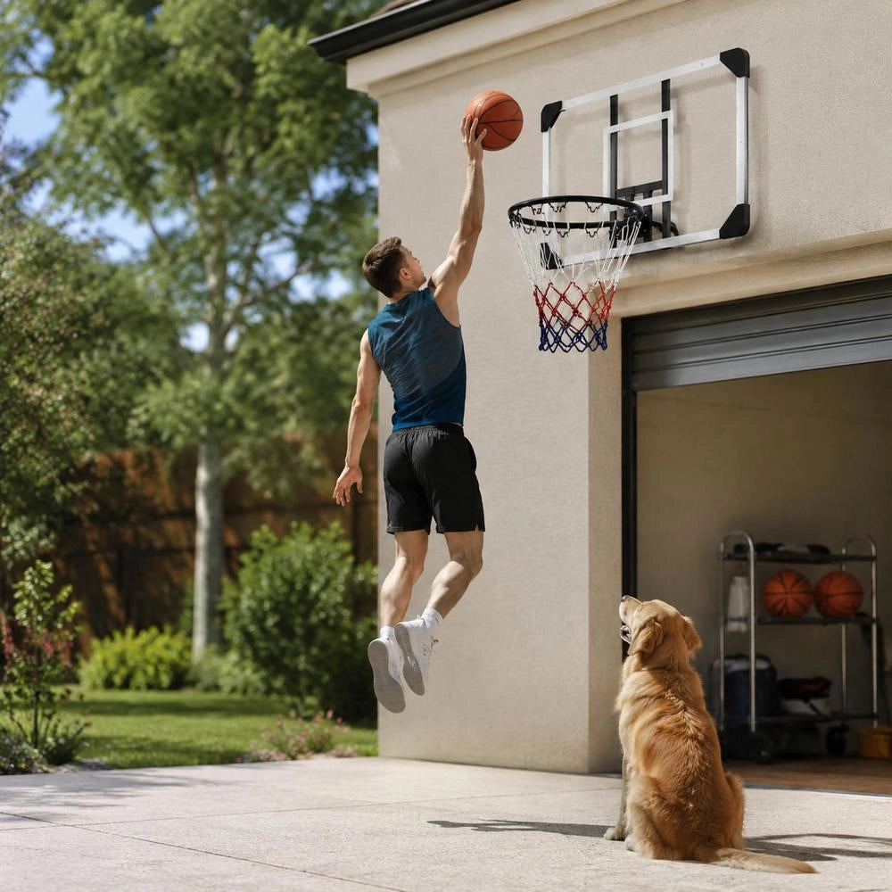 Transparent Basketball Hoop, 71x45x2.5 Cm, Polycarbonate