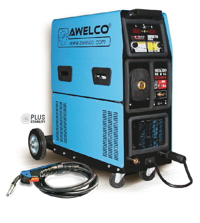 Saldatrice a Multiprocesso TIG MIG MAG MOG e MMA Inverter Awelco MikroMIG 2500