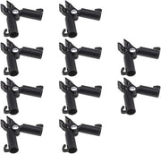 Supporto per piante con clip 10 pezzi - Sostegno angolare regolabile - Per giardino - Adatto per stecchi da 16mm - Facile da utilizzare - Sostegno per giardino