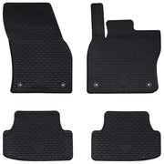 Tappetino per Auto 4 pcs Nero adatto per Seat ATECA 2016- Gomma