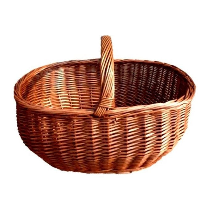 XTRA Cesta Portalegna Europa in Vimini 42x31 h 22 cm colore Naturale