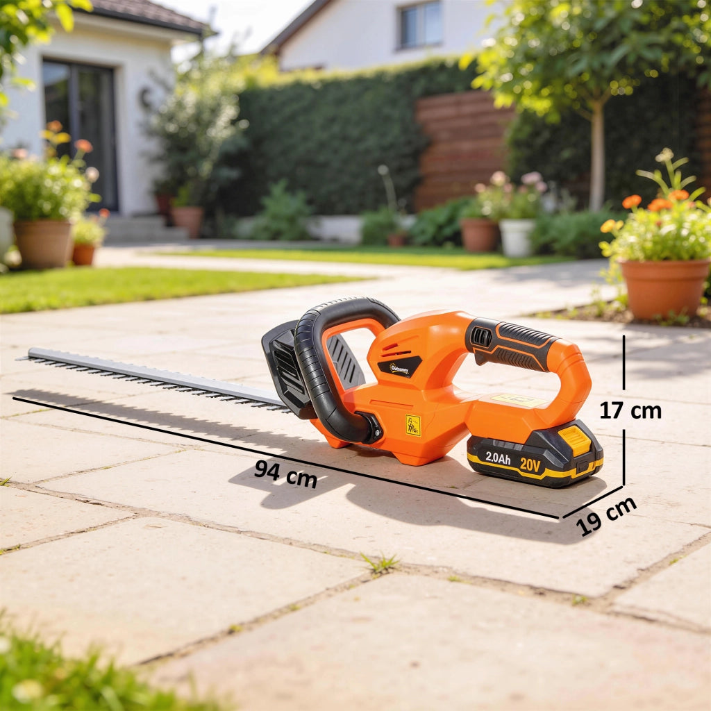 Tosaerba Elettrico a Batteria ¨C Zephmum ¨C 100W 51cm ABS Arancione