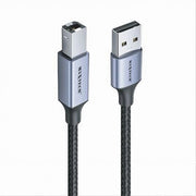 Trade Shop - Cavo Usb Bm2.0 Maschio 480mbps 10 Mt Compatibile Stampante Etichettatrice F-bm04 -