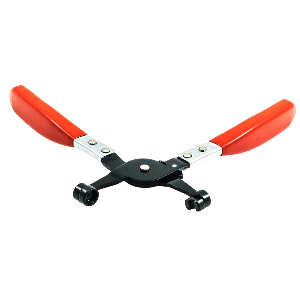 Trade Shop - Pinza Stringitubi Fascette Stringenti Morsetti Tubo Clic Banda Piatta Auto 210mm -
