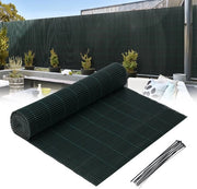 Pannelli di separazione per giardino e terrazza in PVC, 1x3m, resistente al vento e al tempo, UV resistente.