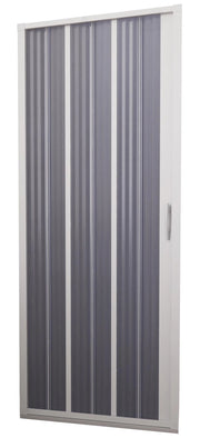 Porta Doccia 100 cm 1 Anta a Soffietto in PVC H185 cm Dorini Bianco
