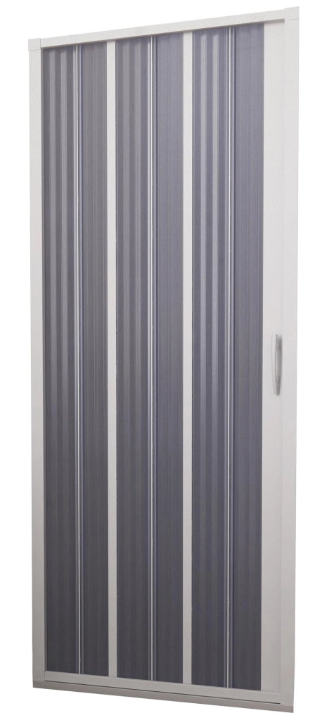 Porta Doccia 100 cm 1 Anta a Soffietto in PVC H185 cm Dorini Bianco