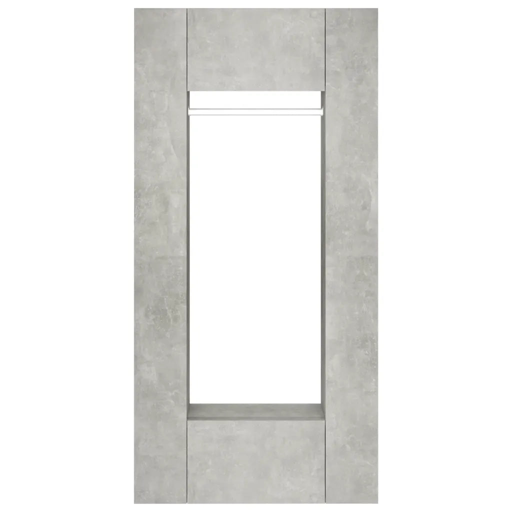 Mobili da Corridoio 2 pz Grigio Cemento in Legno Multistrato