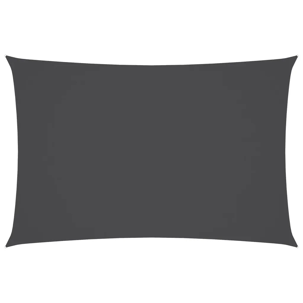 Vela Ombreggiante-Parasole a vela Oxford Rettangolare 5x7 m Antracite 304320