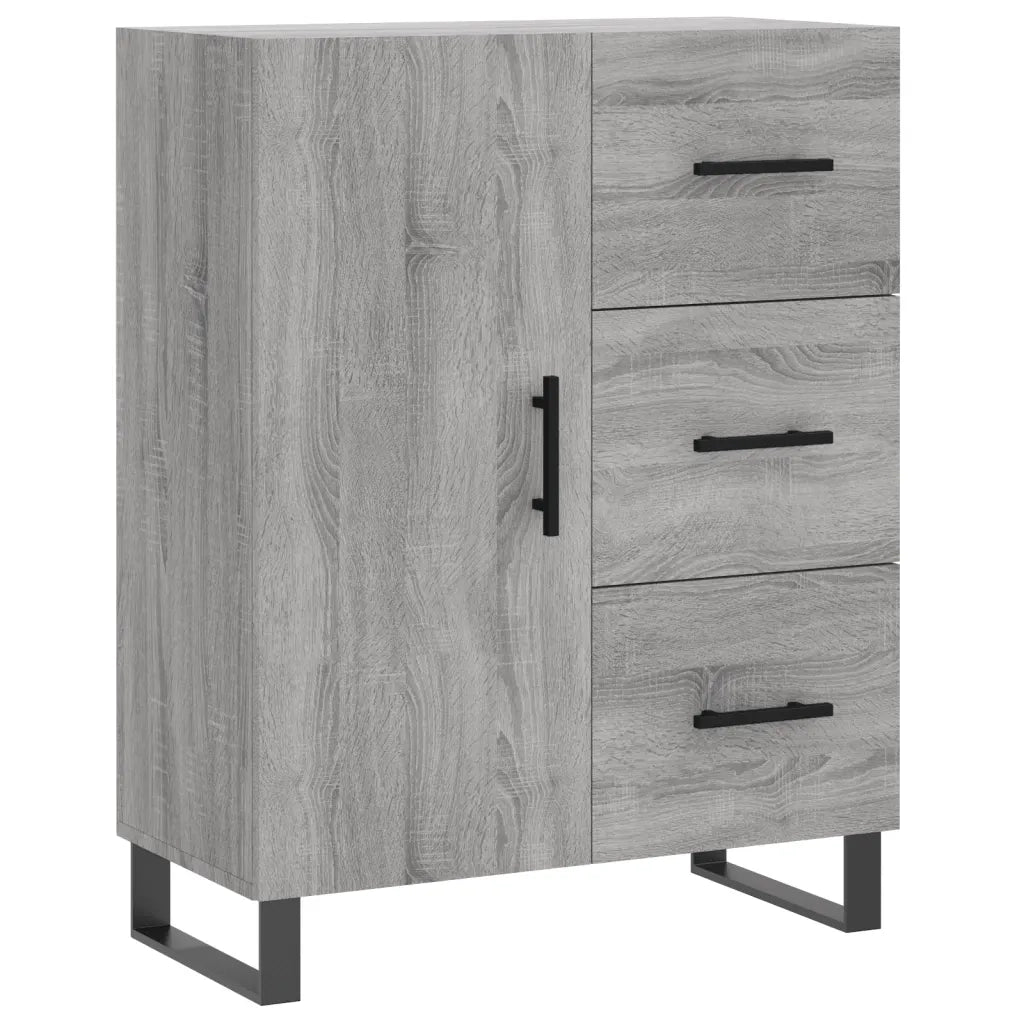 Credenza-Buffet-Armadio da cucina Grigio Sonoma 69,5x34x90 cm in Legno Multistrato 282729