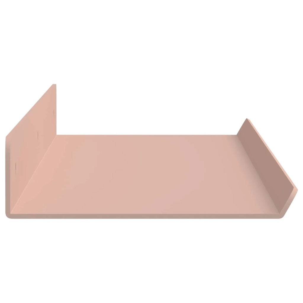 Mensola sospesa 4 pcs Rosa 60 x 8,5 x 2,5 cm Acciaio 8003963