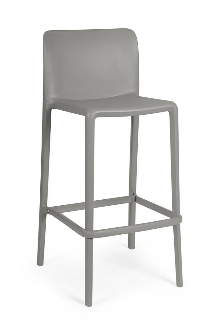 SGABELLO BAR CHLORIS GRIGIO 75H - BIZZOTTO