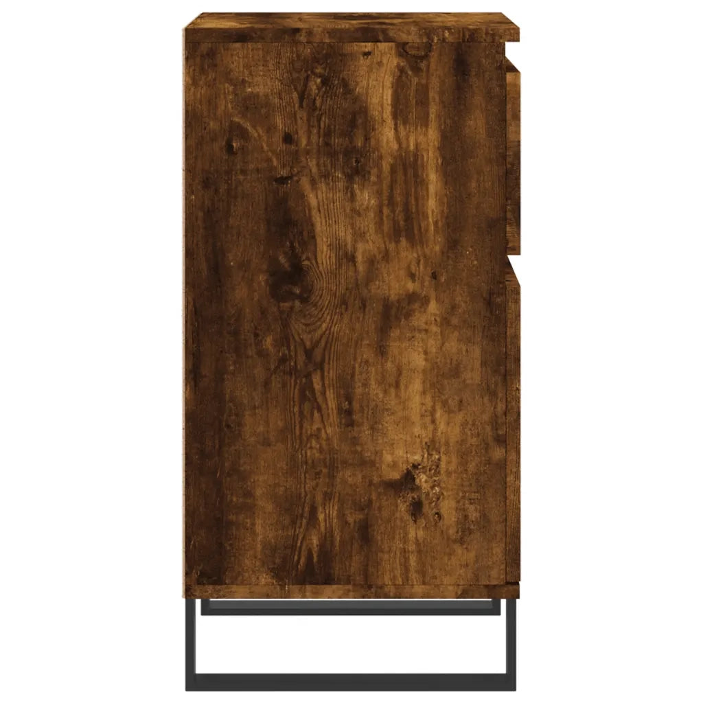 Credenza Rovere Fumo 40x35x70 cm in Legno Multistrato 831174