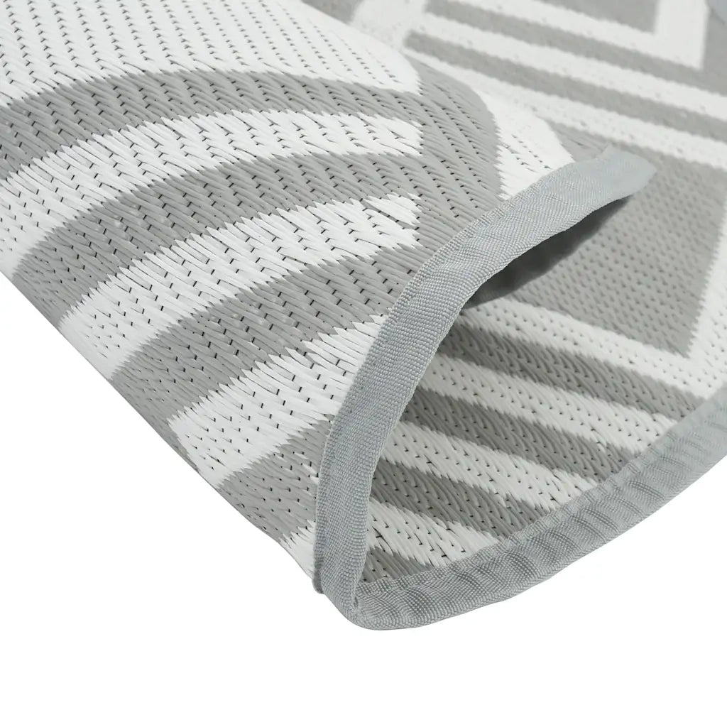 Tappeto da Esterno ARAKIL Grigio Ø120 cm in PP 368568