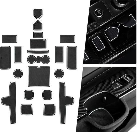 Materassini in gomma con funzionalità antiscivolo compatibili con Kia Sorento MQ4 2021-2024, materassini in gomma, accessori per automobili, materassini antiscivolo, scatola di conservazione per materassini antiscivolo