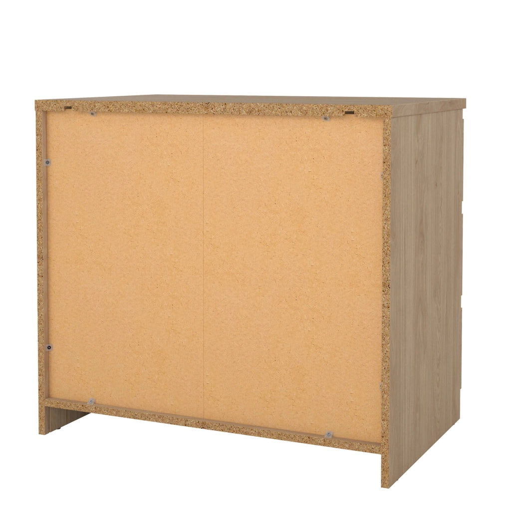 Cassettiera Artic, Settimino multiuso, Comò camera da letto, Mobile con cassetti, 77x50 h70 cm, Rovere