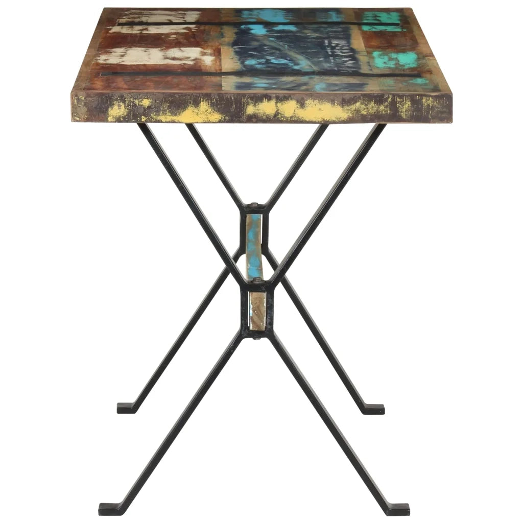 Tavolo da Pranzo 120x60x76 cm in Legno Massello di Recupero 321605