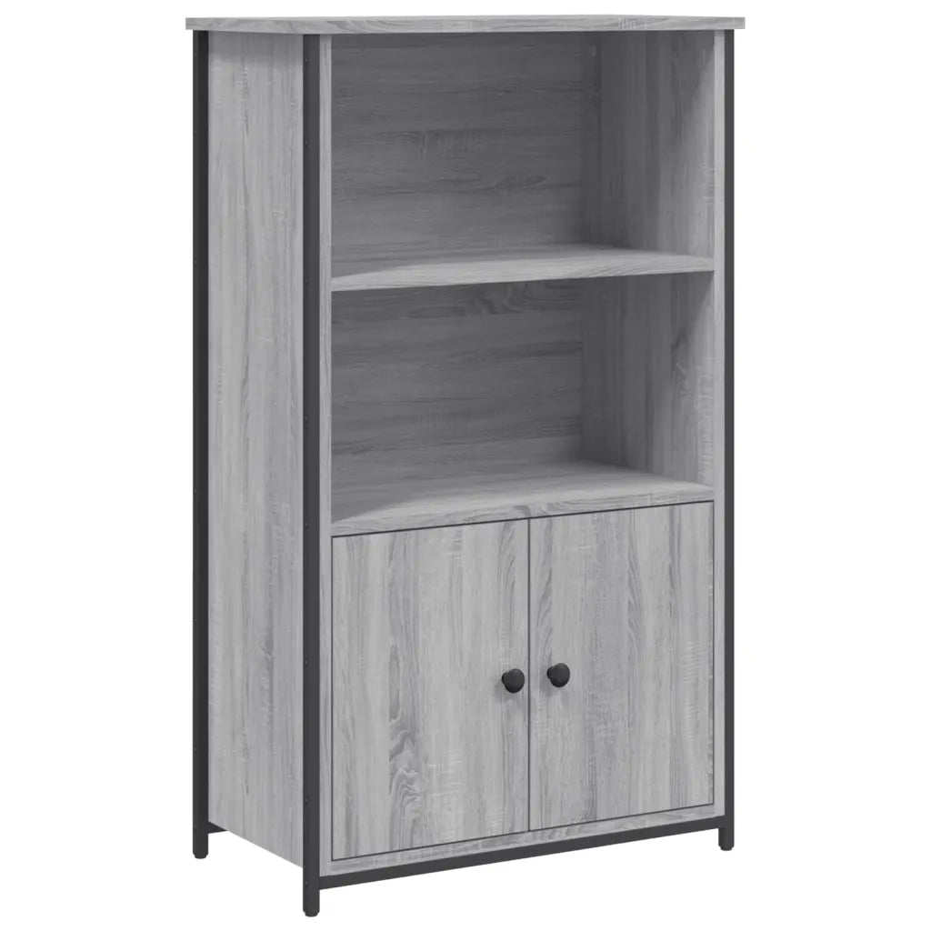 Credenza-Buffet-Armadio da cucina Grigio Sonoma 62x32x103,5 cm in Legno Multistrato