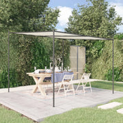 Gazebo Bianco 3x3 m 180 g/mÂ² Tessuto e Acciaio