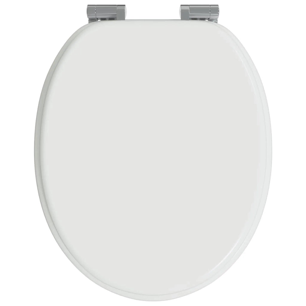 Sedile per toilette con chiusura morbida 2 pcs Bianco 3414529