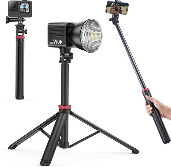 Stativo portatile per fotocamera 200 cm - molto versatile - alluminio