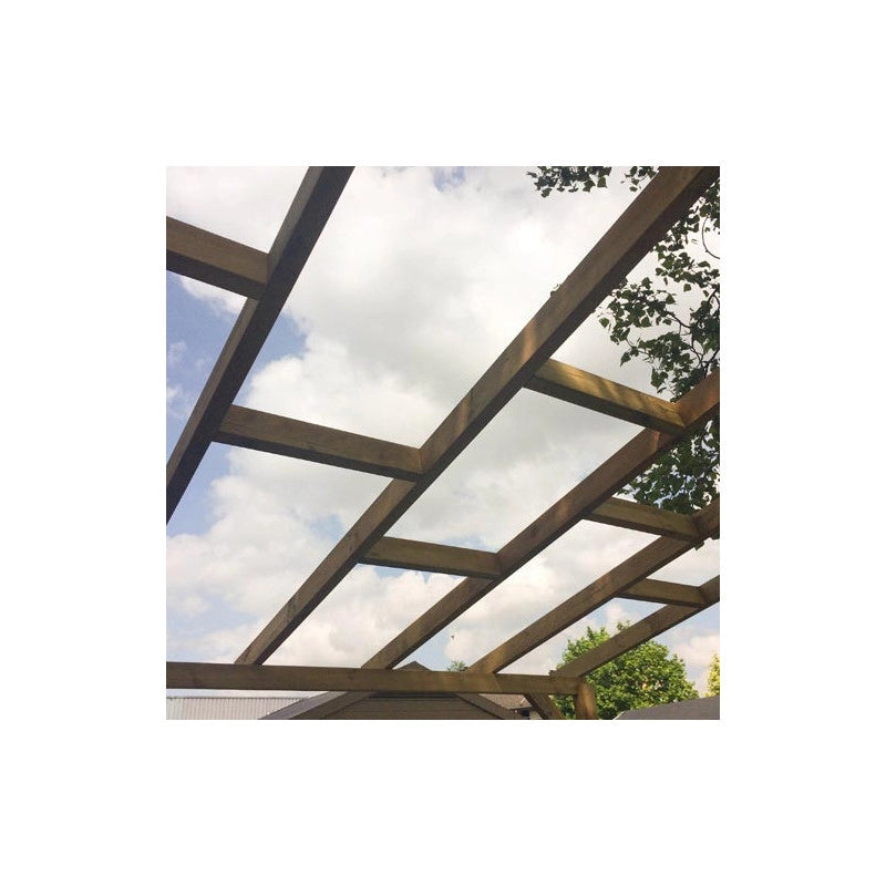 Tetto Couv'TerrasseÂ® in Legno 3x4,9m - senza tetto