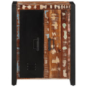 Credenza-Buffet-Armadio da cucina Multicolore 55x35x70 cm in Legno Massello Recupero 714711